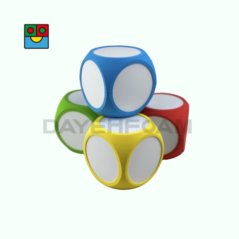 EVA 可擦拭白板面方塊, 10 x 10 x 10cm (4"),圓弧角